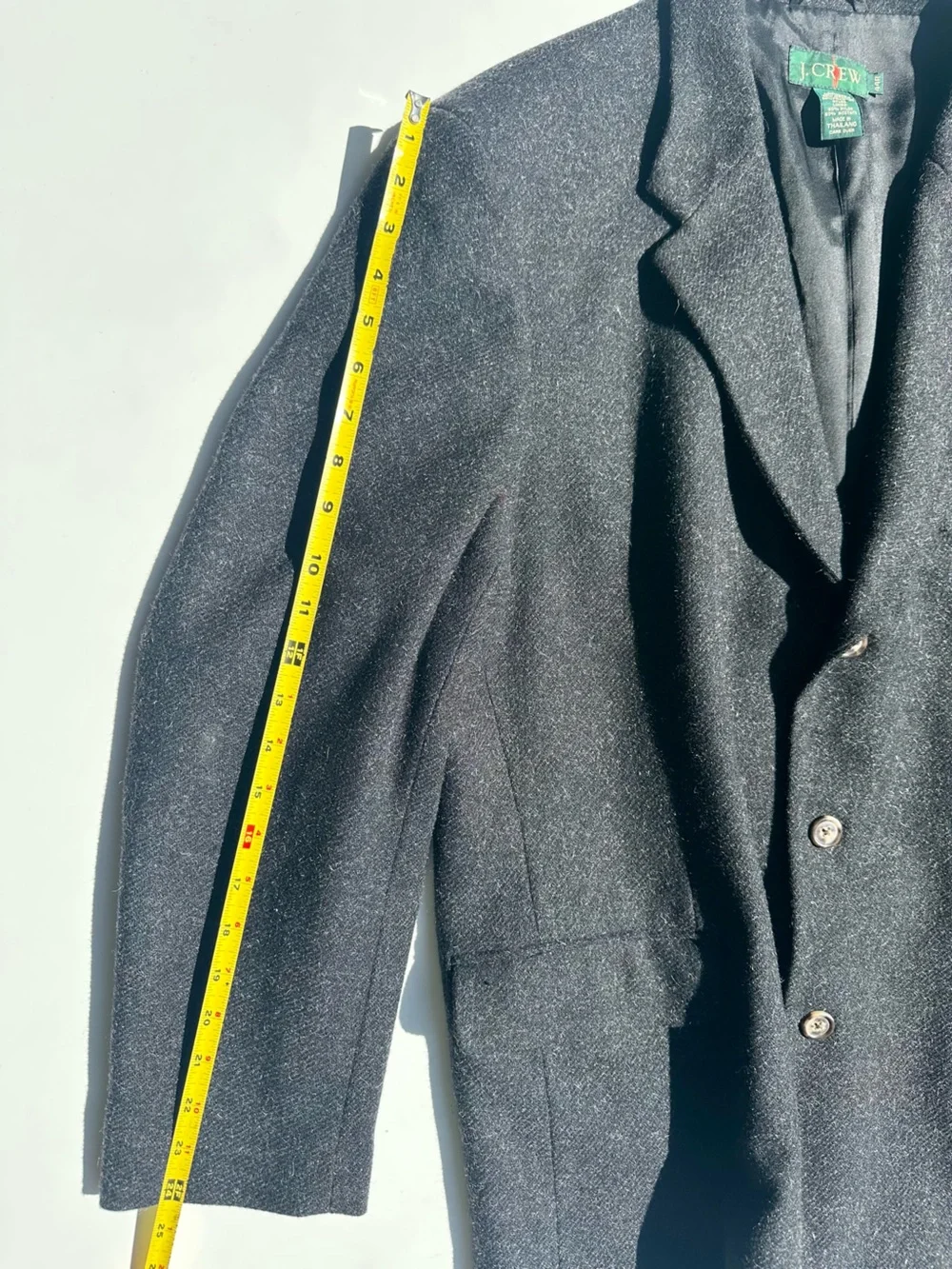 Vintage J. Crew Oarsman Mohair Wool Blend Men's Blazer Sports Coat, 44R
